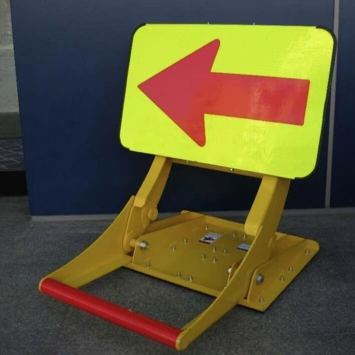 Duurzame, lichtgewicht, in poeder gecoate, opvouwbare draagbare voertuigbarricades voor verkeerscontrole en voertuiginterceptie