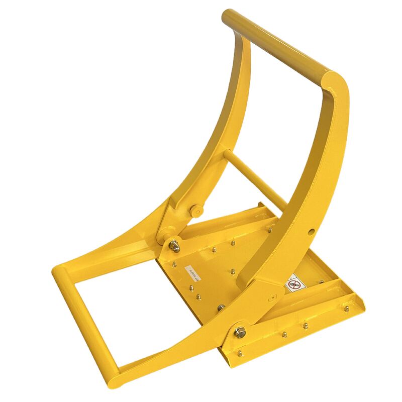 Barricade met een poedercoating die is gebouwd met behulp van buig- en lastechnologie en die effectieve barrièreoplossingen biedt voor industriële omgevingen