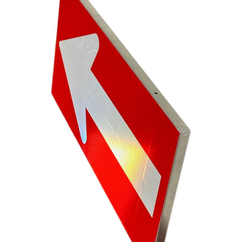 L400*B280*H2.0mm 3M Reflecterende Folie Pijlbord Verkeersbord Aanpasbaar voor Verkeersveiligheid