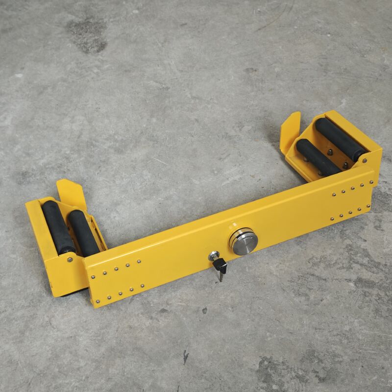 Elektrostatisch sproeien 5 kg lichtgewicht wiel anti-diefstal slot met anti-glij rubberen basis voor veilig parkeren