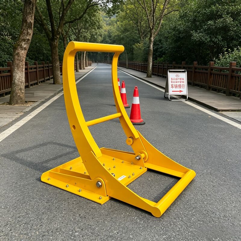 13,4 kg lichtgewicht opvouwbare voertuigbeveiligingsbarrière met elektrostatische poedercoating voor stedelijke verkeersveiligheid