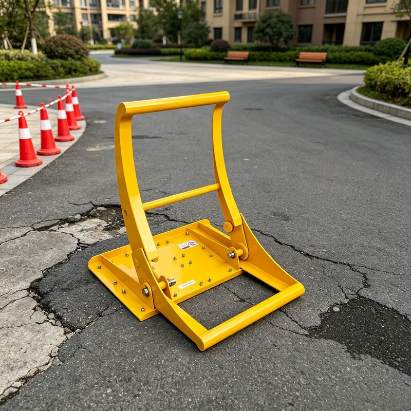 13.4 kg opvouwbare draagbare voertuigbarricades met aluminiumprofiel voor stadswegen met lage snelheid en voor eenpersoonsopstelling