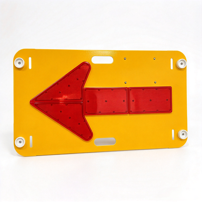 Verkeersregel LED Pijlbord met heldere directionele lichten en stevig ontwerp geschikt voor wegonderhoudsprojecten