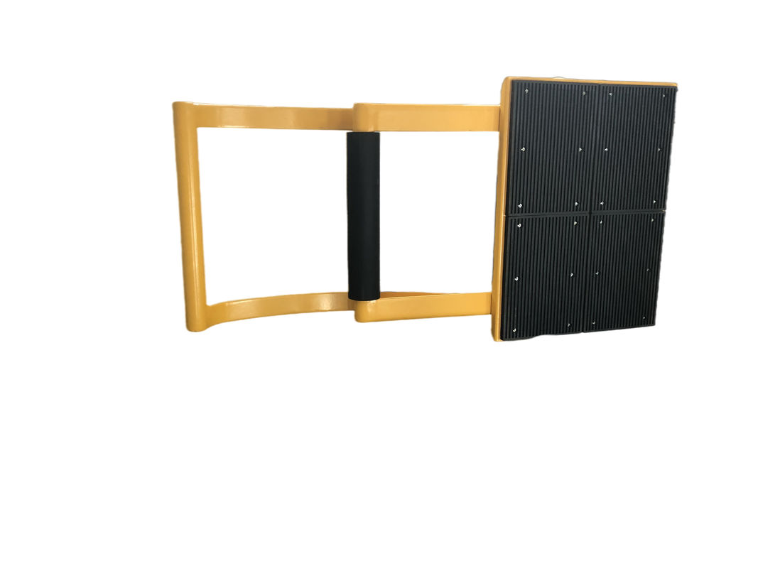 Opvouwbare botsingsdemper met elektrostatische spuittechniek en niet-dodelijk remmen voor voertuigcontrole