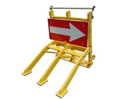 Opvouwbaar Hoge Zichtbaarheid Pijlbord met 3M Hoge Intensiteit Reflecterende Folie en Waterdicht Ontwerp voor Verkeersveiligheid