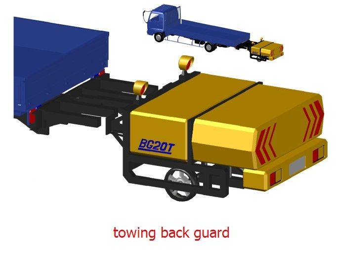 Verkeersgeel 750kg vrachtwagen gemonteerde demper met aluminiumlegering constructie voor hoge slagvastheid