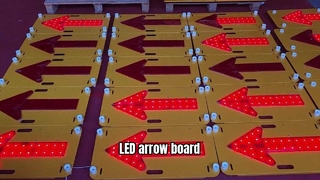 LED Arrow Board is ontworpen voor toepassingen in de wegenbouw en verkeersleiding